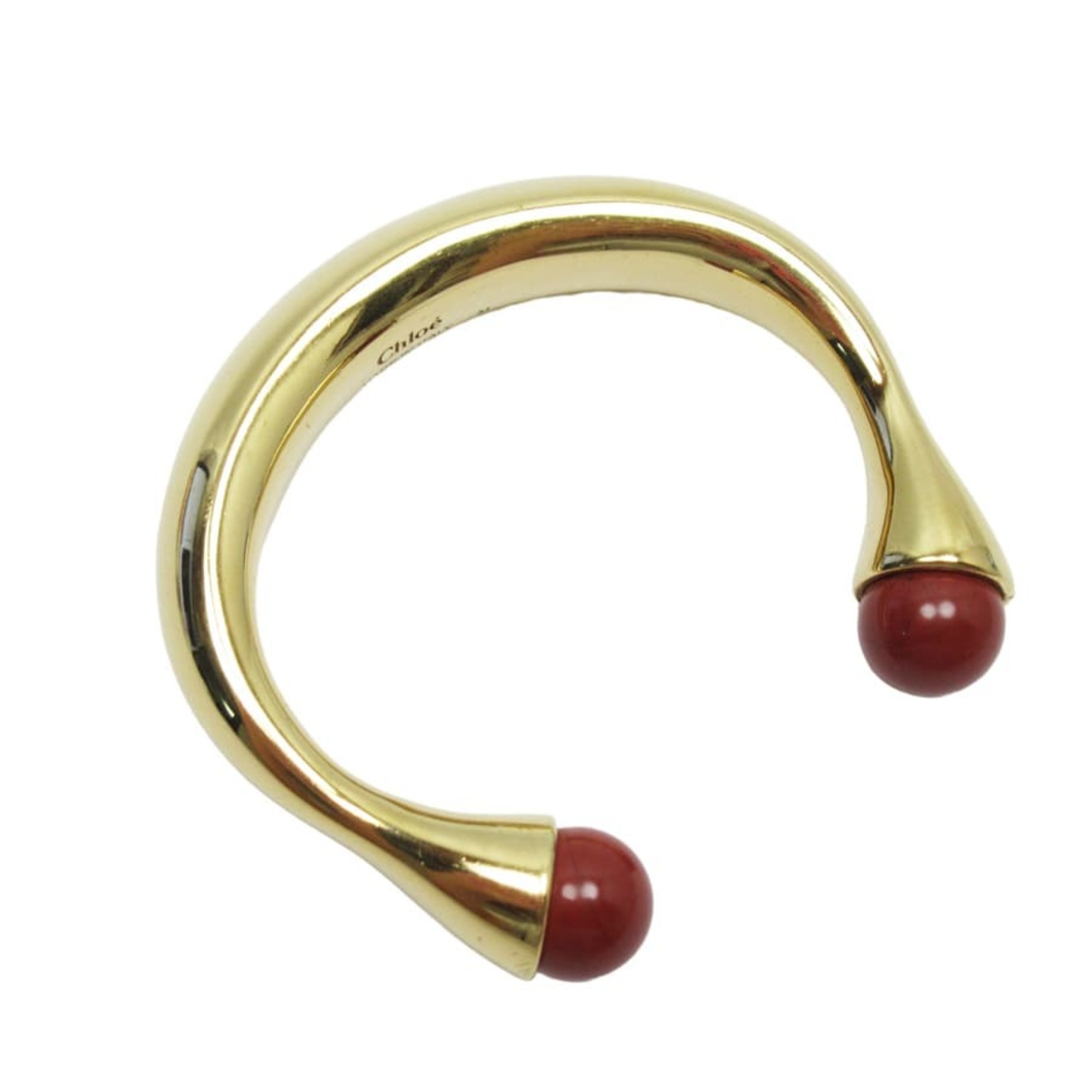 Chloe Bangle Gold Metal Material